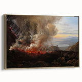 Romanticism Art: Eruption of Vesuvius - Historical Canvas Print