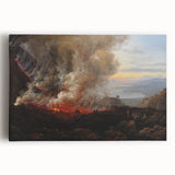 Romanticism Art: Eruption of Vesuvius - Historical Canvas Print