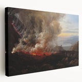 Romanticism Art: Eruption of Vesuvius - Historical Canvas Print