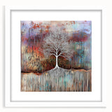 Multicolor Abstract Tree Wall Art - Large Canvas & Framed Print