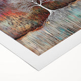 Multicolor Abstract Tree Wall Art - Large Canvas & Framed Print