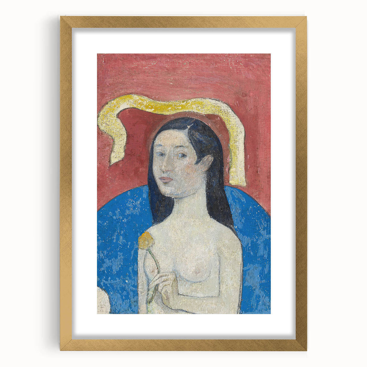 Paul Gauguin Portrait Wall Art - The Artist’s Mother (Eve)