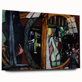 Modern Wall Art - Bold Abstract Studio Scene | Intense Artistic Decor