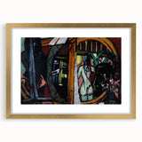 Modern Wall Art - Bold Abstract Studio Scene | Intense Artistic Decor