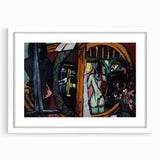 Modern Wall Art - Bold Abstract Studio Scene | Intense Artistic Decor