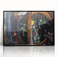 Modern Wall Art - Bold Abstract Studio Scene | Intense Artistic Decor