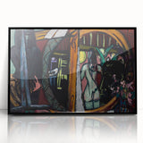 Modern Wall Art - Bold Abstract Studio Scene | Intense Artistic Decor