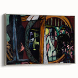 Modern Wall Art - Bold Abstract Studio Scene | Intense Artistic Decor