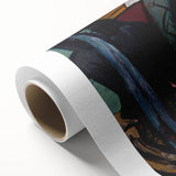 Modern Wall Art - Bold Abstract Studio Scene | Intense Artistic Decor