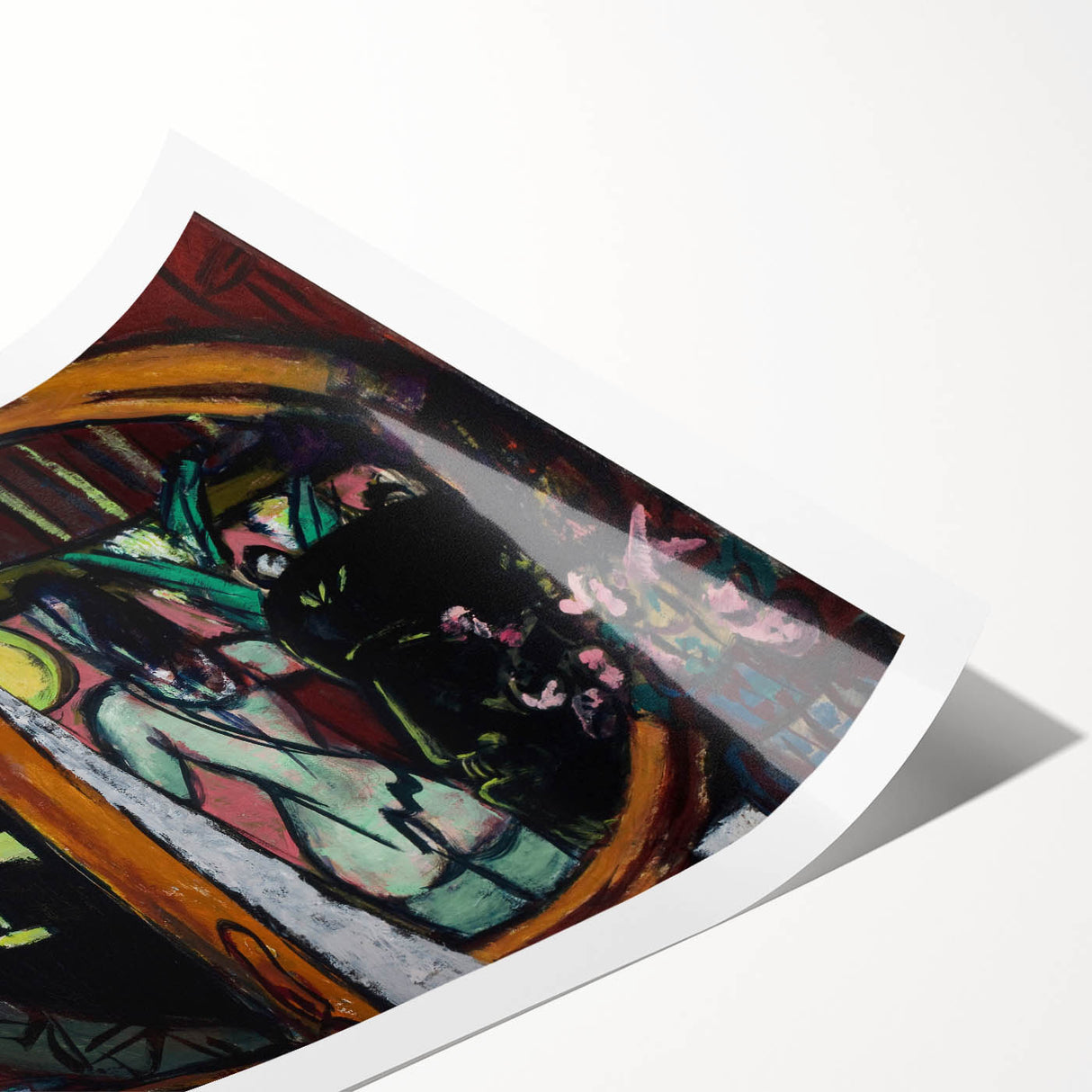Modern Wall Art - Bold Abstract Studio Scene | Intense Artistic Decor