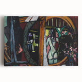 Modern Wall Art - Bold Abstract Studio Scene | Intense Artistic Decor