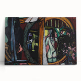 Modern Wall Art - Bold Abstract Studio Scene | Intense Artistic Decor