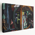 Modern Wall Art - Bold Abstract Studio Scene | Intense Artistic Decor