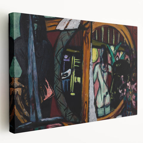 Modern Wall Art - Bold Abstract Studio Scene | Intense Artistic Decor