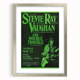 Retro Stevie Ray Vaughan Poster - Vintage Blues Wall Art