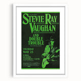 Retro Stevie Ray Vaughan Poster - Vintage Blues Wall Art