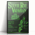 Retro Stevie Ray Vaughan Poster - Vintage Blues Wall Art