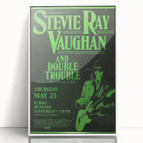 Retro Stevie Ray Vaughan Poster - Vintage Blues Wall Art