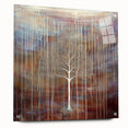 Golden Abstract Tree Wall Art - Large Canvas & Framed Print