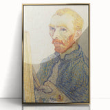 Vincent van Gogh Wall Art - Self-Portrait with Easel (1888)