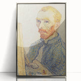 Vincent van Gogh Wall Art - Self-Portrait with Easel (1888)