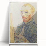 Vincent van Gogh Wall Art - Self-Portrait with Easel (1888)