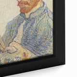 Vincent van Gogh Wall Art - Self-Portrait with Easel (1888)