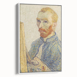 Vincent van Gogh Wall Art - Self-Portrait with Easel (1888)