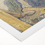 Vincent van Gogh Wall Art - Self-Portrait with Easel (1888)