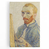 Vincent van Gogh Wall Art - Self-Portrait with Easel (1888)