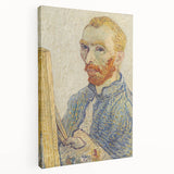 Vincent van Gogh Wall Art - Self-Portrait with Easel (1888)