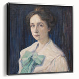 Classic Modern Portrait Art – Elegant Woman’s Portrait with Soft Tones