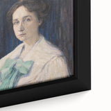 Classic Modern Portrait Art – Elegant Woman’s Portrait with Soft Tones