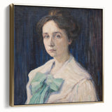 Classic Modern Portrait Art – Elegant Woman’s Portrait with Soft Tones