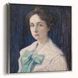 Classic Modern Portrait Art – Elegant Woman’s Portrait with Soft Tones