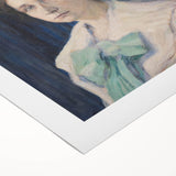 Classic Modern Portrait Art – Elegant Woman’s Portrait with Soft Tones