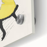 Toulouse-Lautrec Wall Art - Polaire on Stage in Yellow Dress