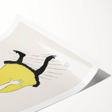 Toulouse-Lautrec Wall Art - Polaire on Stage in Yellow Dress