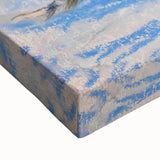 Modern Wall Art - Sunny Riverside Scene with Bathers | Serene Summer Decor