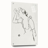 Impressionism Wall Art - Elegant Line Portrait - French Impressionist Art