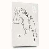 Impressionism Wall Art - Elegant Line Portrait - French Impressionist Art