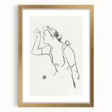 Impressionism Wall Art - Elegant Line Portrait - French Impressionist Art