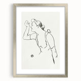 Impressionism Wall Art - Elegant Line Portrait - French Impressionist Art