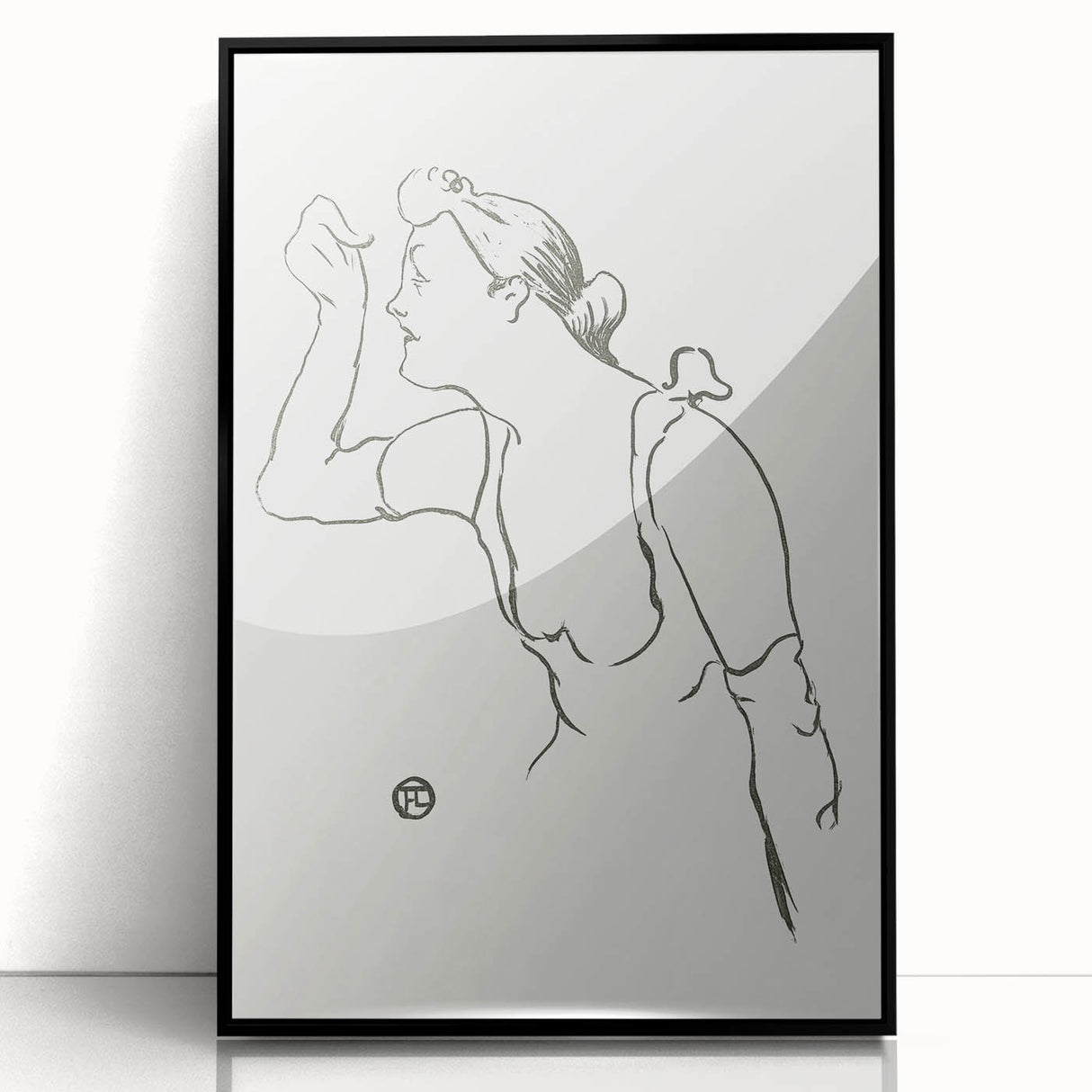 Impressionism Wall Art - Elegant Line Portrait - French Impressionist Art
