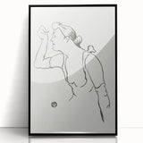 Impressionism Wall Art - Elegant Line Portrait - French Impressionist Art
