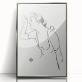 Impressionism Wall Art - Elegant Line Portrait - French Impressionist Art
