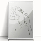 Impressionism Wall Art - Elegant Line Portrait - French Impressionist Art