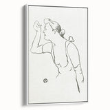 Impressionism Wall Art - Elegant Line Portrait - French Impressionist Art