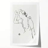 Impressionism Wall Art - Elegant Line Portrait - French Impressionist Art