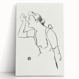 Impressionism Wall Art - Elegant Line Portrait - French Impressionist Art